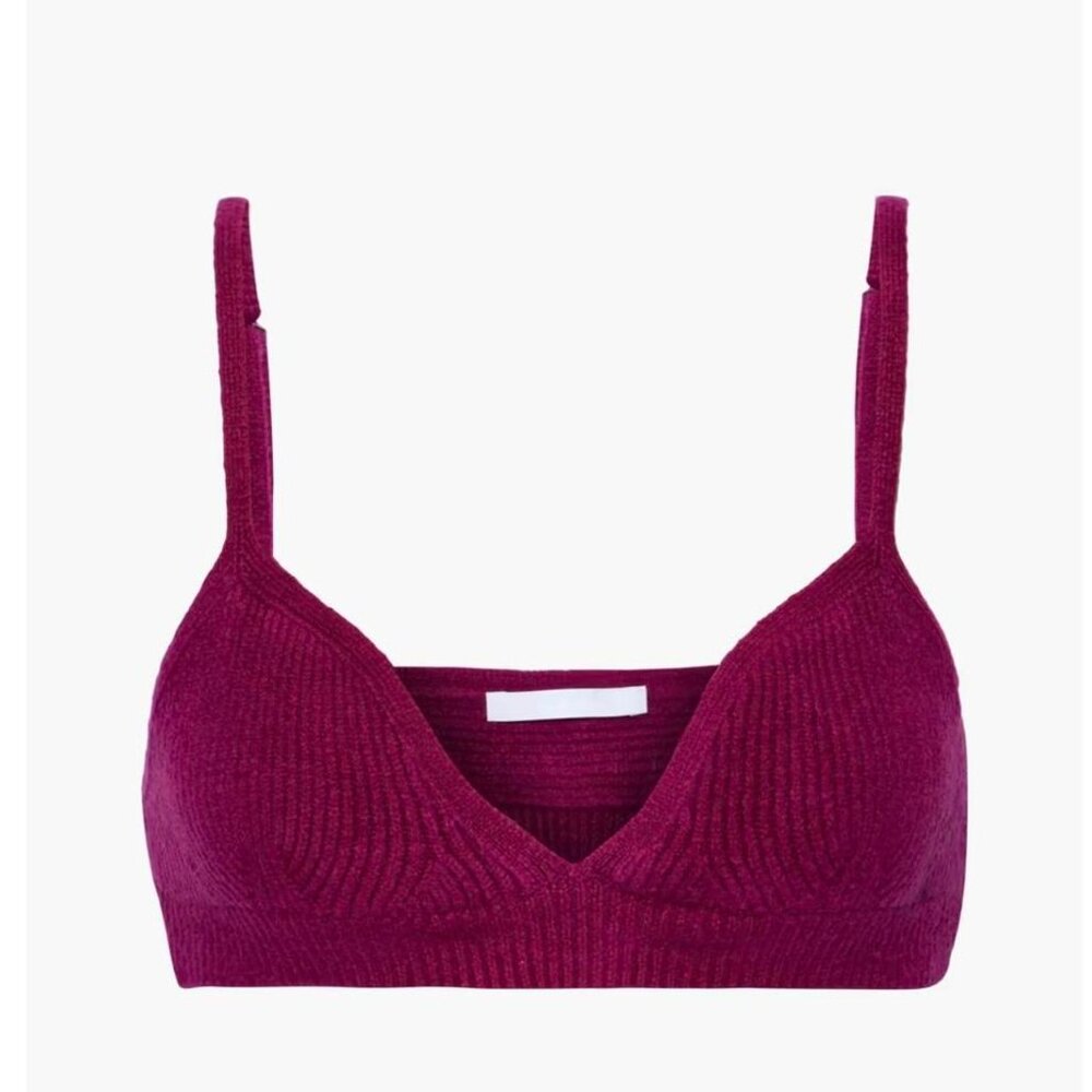 NWT Helmut Lang Cozy Knit Bra Bralette Top Revolve size XS/S